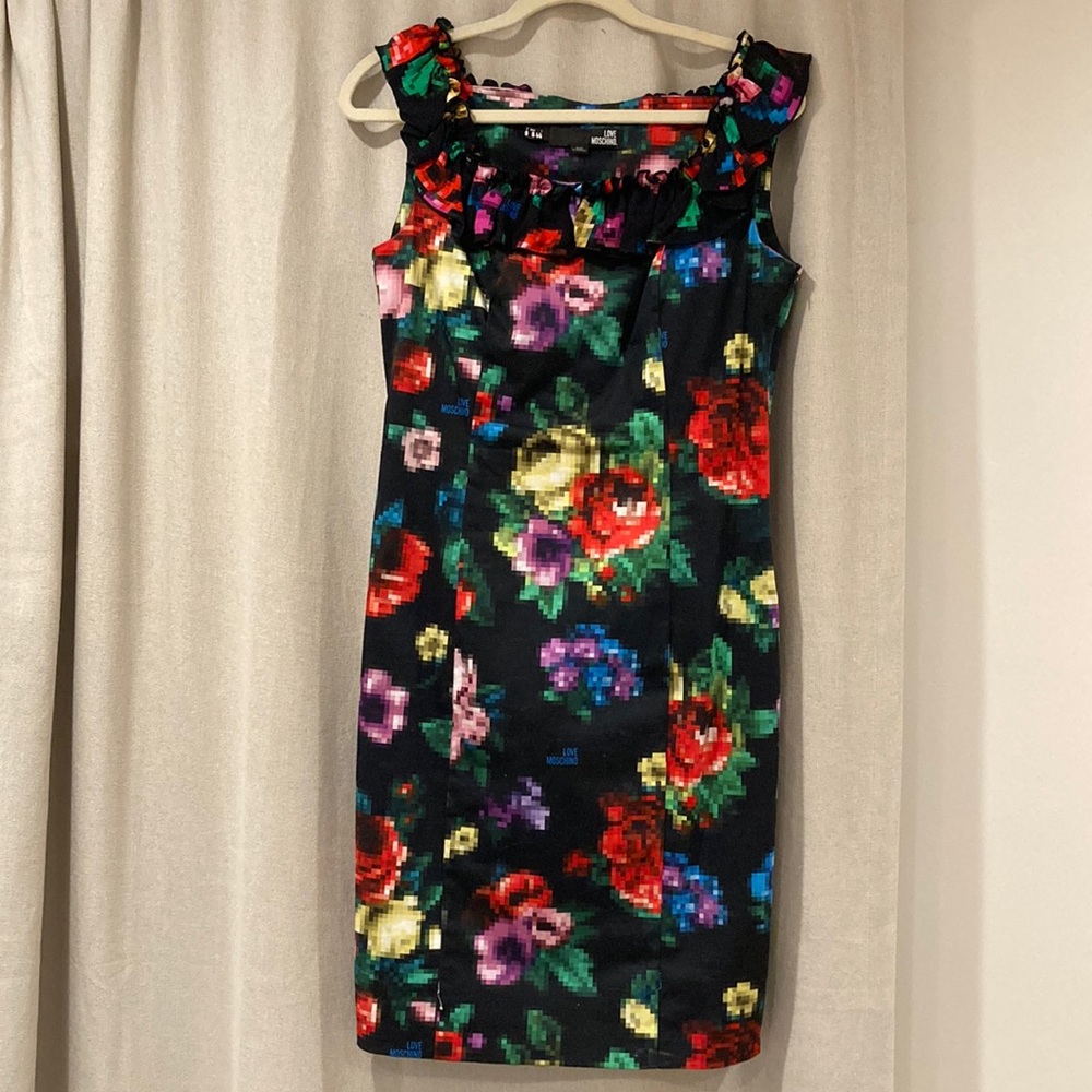 Love Moschino fitted mini dress